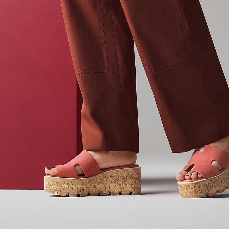 Eze 30 sandal - Red | Hermès Mainland China